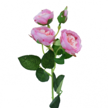 Rose branch x3 flowers pz. 6