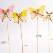 Pick farfalla cm.8 h.35 pz.12