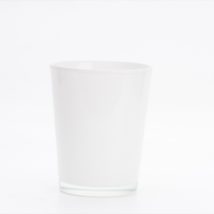 Vaso vetro bianco diam.13 h.16