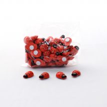 Coccinella adesiva cm.1,8 pz.80