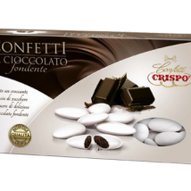 Confetto bianco cioccolato fondente kg.1