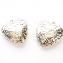 Cuore silver grandecm.4 pz.6