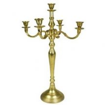 Candelabro 5 fiammeall/oro h.60