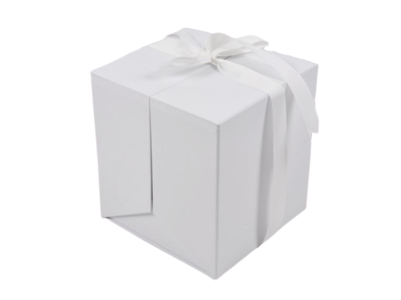 Scatola regalo bianca c/nastro – Flormarc