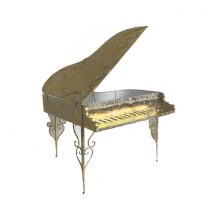 Pianoforte metallo cm.50x46 h.32