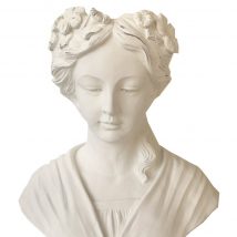 Busto donna portafiori cm.32,5x21 h.36,5