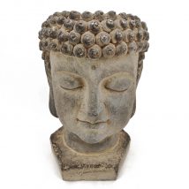 Testa di buddha portafiori 30x32 h.46