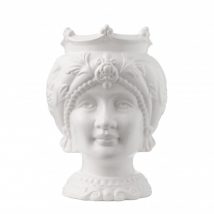 Vase queen h.32 bianco