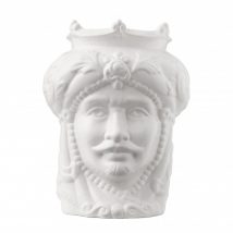 Vase king h.32 bianco