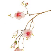 Hibiscus 3 fiori gambo oro cm.91 pz.2
