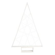 Albero mdf con fili bianco 78x13 h.122cm.