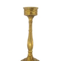 Candelabro oro x 1 candela d.10,5 h.20