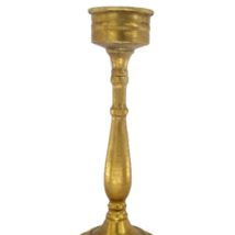 Candelabro oro x 1 candela d.11 h.26,5