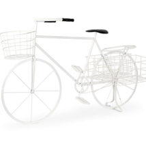 Bicicletta bianca 109x40x66