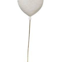 Palloncino metallo 3d cm.170 bianco
